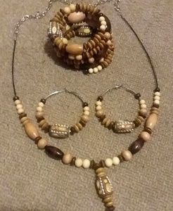 2/3rd Designs tribal themed jewelry set